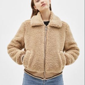 Faux shearling jacket